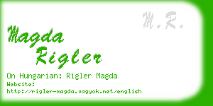 magda rigler business card